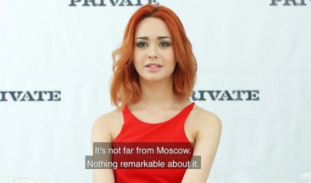 Shy Redhead Comes to Porn Interview and Suddenly Loses Control, Greedily Deep-Throating a Thick Cock