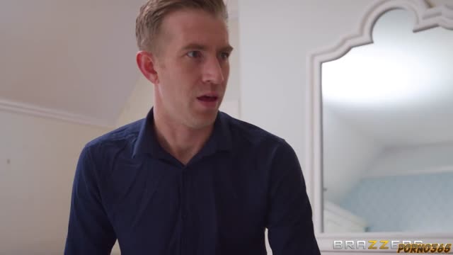 Red-haired cheater moans loudly in a hotel under her lover while her husband sleeps in the same bed.