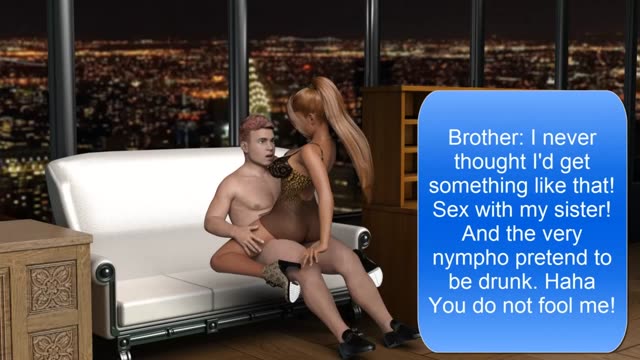 Lustful Sister Sucks Her Brother and Fucks Him While Parents Are at Work