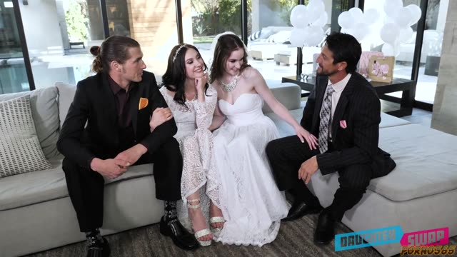 Young Stepdaughters and Two Stepfathers: Forbidden Group Sex Before the Wedding