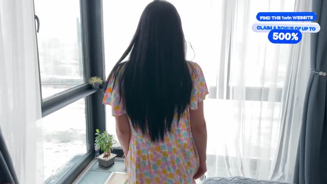 Roughly fucked her to orgasm, even though they said no touching—only looking