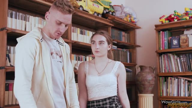 Russian Student Strips for Her Teacher and Has Sex with Him in His Office for a Grade