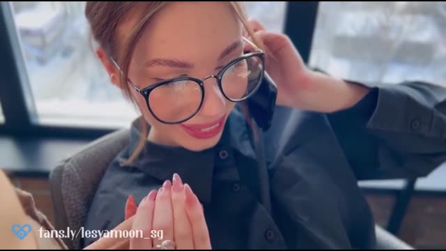 Hot Russian Cheating: Lesya Moon Gets Fucked From Behind While Sweetly Chatting on the Phone With Her Boyfriend